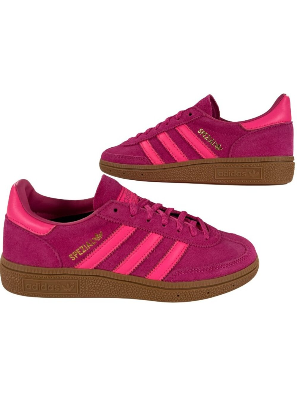 Adidas Handball Spezial Sneakers Pink Suede Gum Sport Sole Women's Size 6.5 NEW